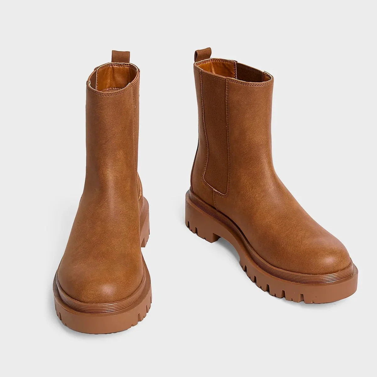 Black Zippered Ankle Boots