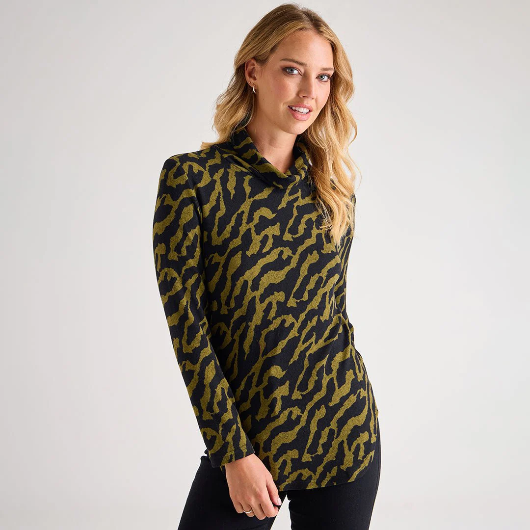 Ladies Cowl Neck Scoop